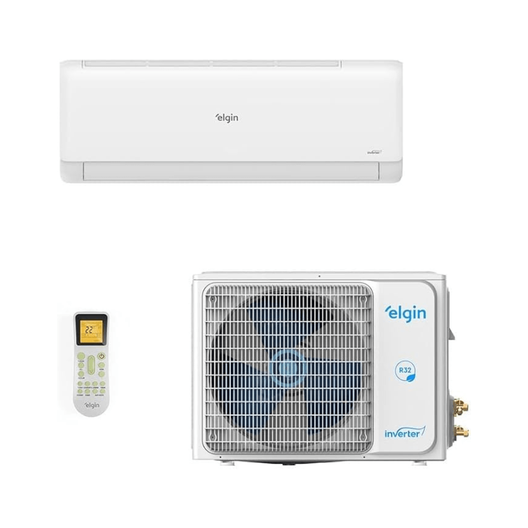 Ar Condicionado Hi Wall Split Inverter Elgin Eco II 18000 BTU's Quente e Frio Wi-Fi R32 220V