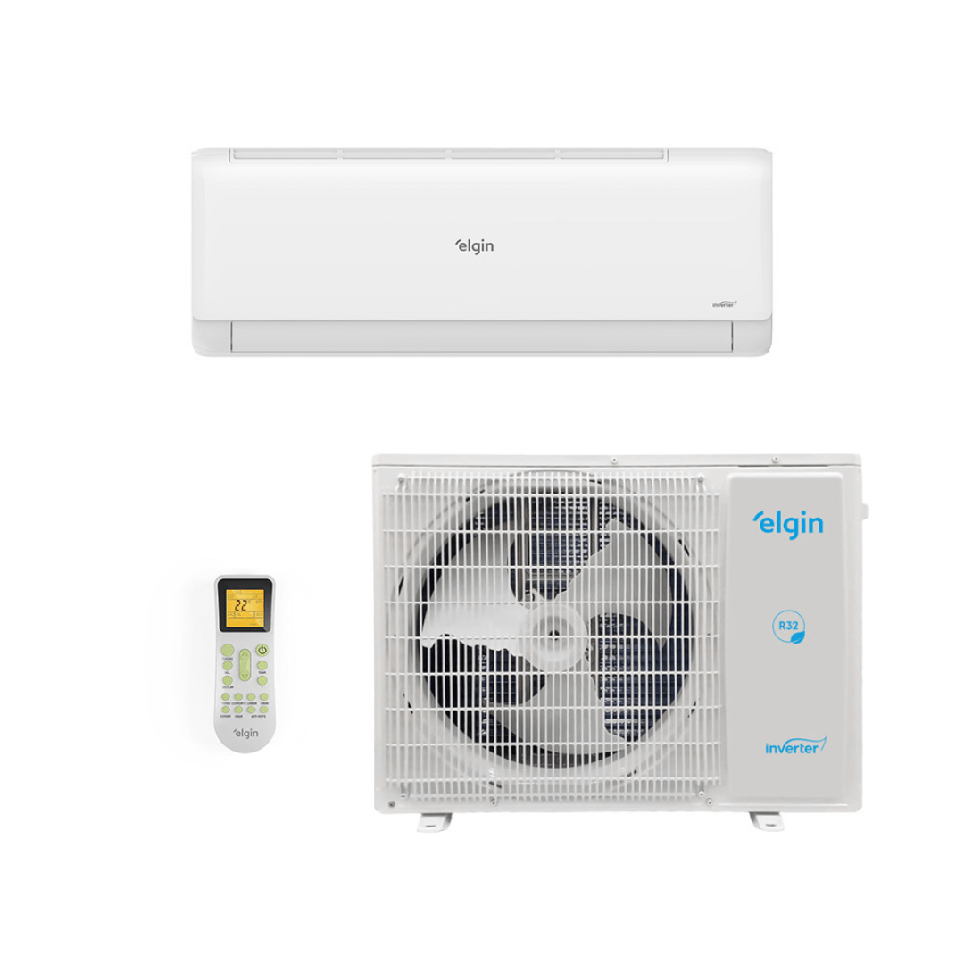 Ar Condicionado Hi Wall Split Inverter Elgin Eco III 18000 BTU's Quente e Frio Wi-Fi R32 220V