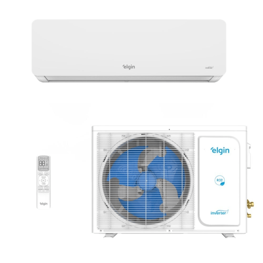 Ar Condicionado Hi Wall Split Inverter Elgin Eco Dream 24000 BTU's Quente e Frio Wi-Fi R32 220V