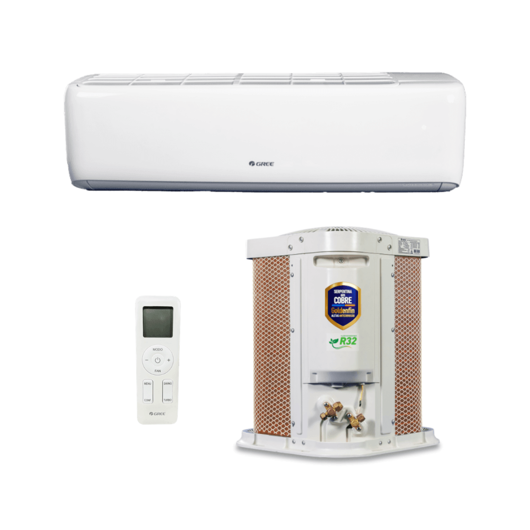 Ar Condicionado Hi Wall Split Inverter Gree G-Top Auto 18000 BTU's Quente e Frio Wi-Fi R32 220V