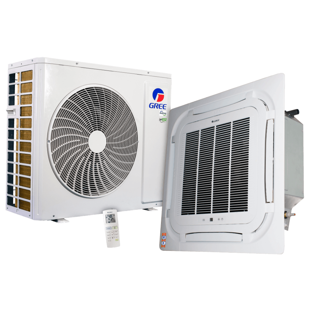 Ar Condicionado Split Cassete Inverter 4 Vias Gree 36000 BTU's Frio R32 220V