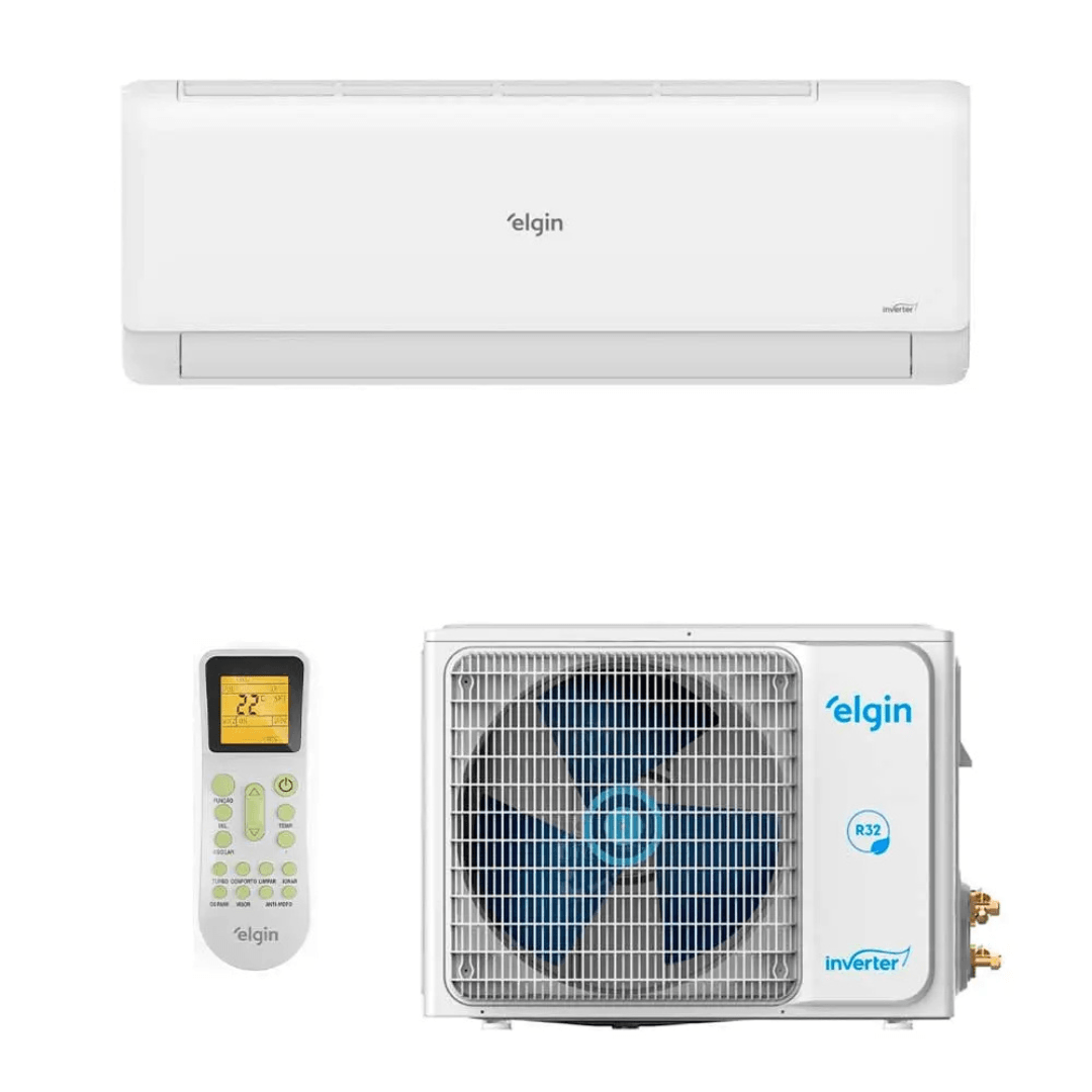 Ar Condicionado Hi Wall Split Inverter Elgin Eco III 12000 BTU's Frio Wi-Fi R32 220V